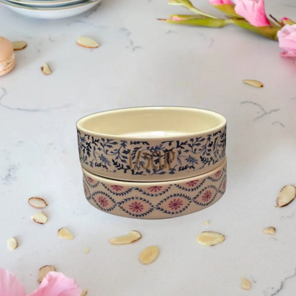 Floral Stacking Measuring Bowls